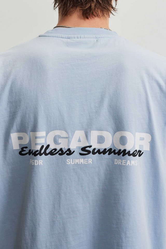 PEGADOR Rundhalsshirt TORRES OVERSIZED TEE – Bild 5 von 5