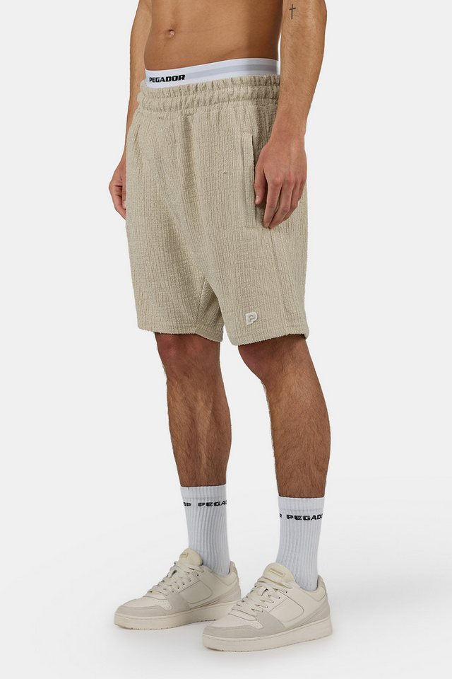 PEGADOR Shorts Libco Structured Knit Shorts Materialmix, regular fit – Bild 2 von 5