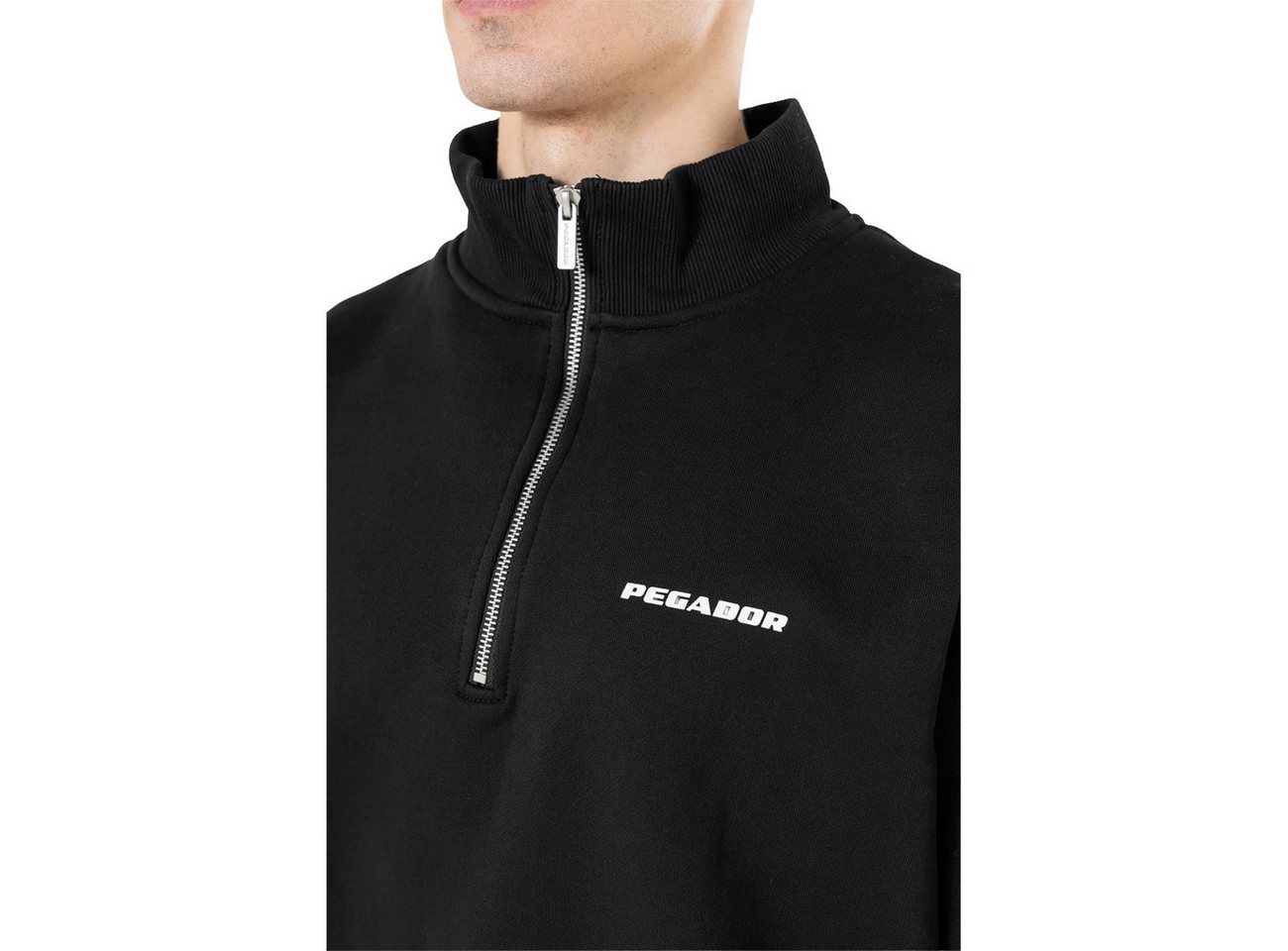 PEGADOR Sweatshirt Logo Oversized Half Zip Sweater Logo Oversized Half Zip Sweater – Bild 4 von 5