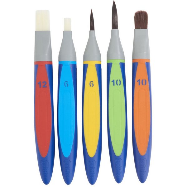 Pelikan Malpinsel Schulpinsel Griffix, 5er-Set