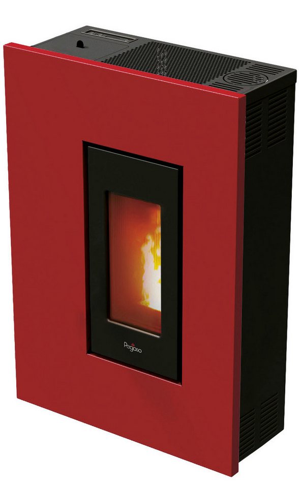 Pegaso Pelletofen Pegaso » Madison 5«, 2,5-5,2 kW raumluftunabhängig, 5,2 kW, Flurmodell, Abgang oben, hinten oder seitlich, WIFI optional – Bild 2 von 3