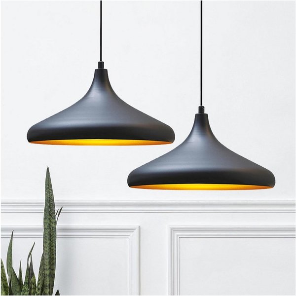 Bamyum Pendelleuchte Bamyum Pendelleuchte, Champion, 2x Metall Lampe Ø 35cm Deckenlampe, ohne Leuchtmittel