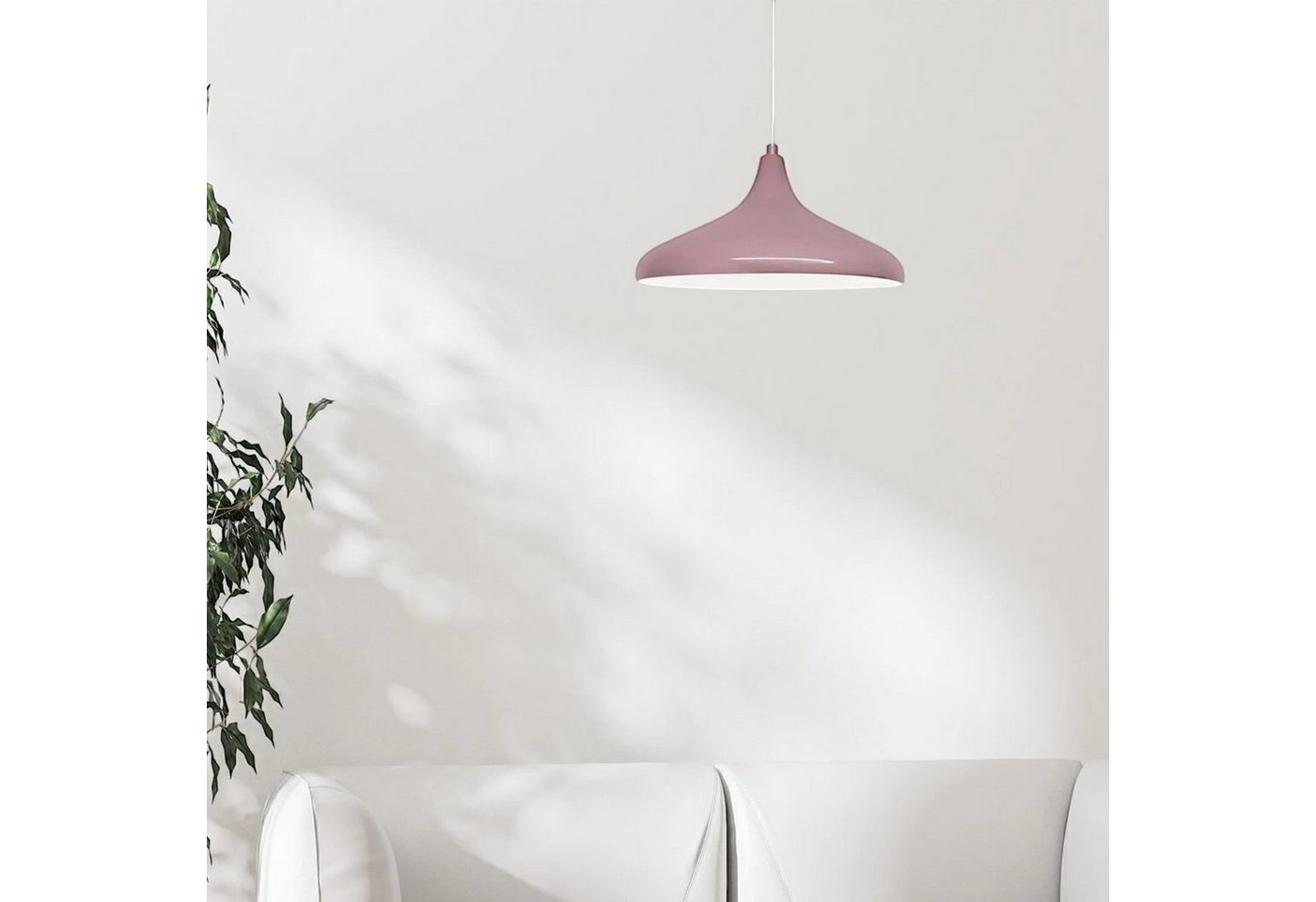Bamyum Pendelleuchte Bamyum Pendelleuchte Durchmesser 35 cm E27 Metall Moderne Lampe, ohne Leuchtmittel – Bild 2 von 5