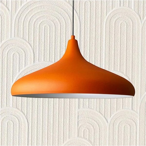 Bamyum Pendelleuchte Bamyum Pendelleuchte Durchmesser 35 cm E27 Metall Moderne Lampe, ohne Leuchtmittel