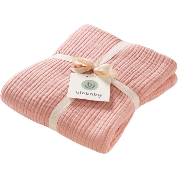 Babydecke, Biobaby Mulldecke, 4-lagig, 100% Baumwolle (kbA), 105x105cm, People Wear Organic