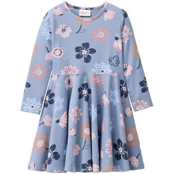 People Wear Organic Skaterkleid, Langarmkleid mit Motiv, aus Bio-Baumwolle