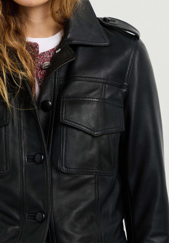 Pepe Jeans Lederjacke Lederjacke NONDE – Bild 4 von 5