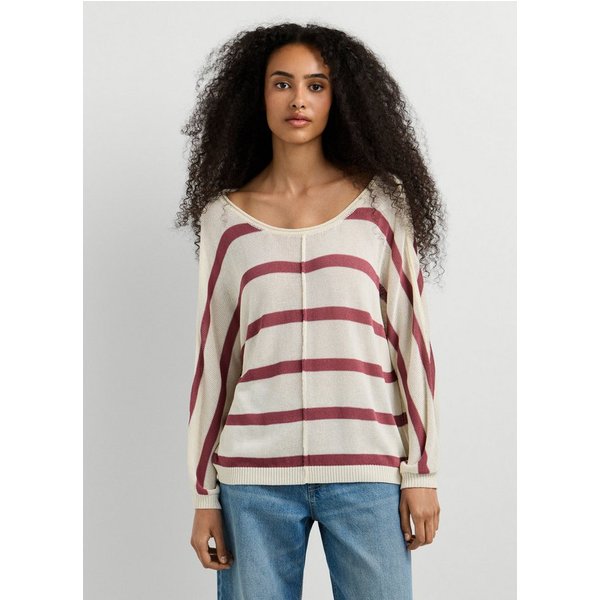 Pepe Jeans Strickpullover ALBERTA im Streifen-Design, locker geschnitten