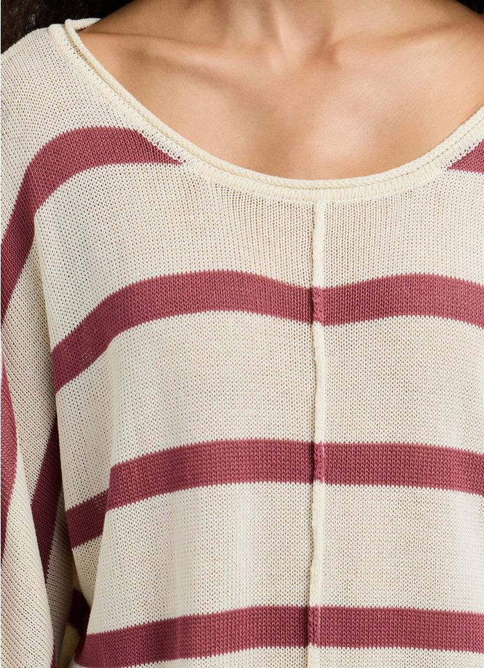 Pepe Jeans Strickpullover ALBERTA im Streifen-Design, locker geschnitten – Bild 4 von 5
