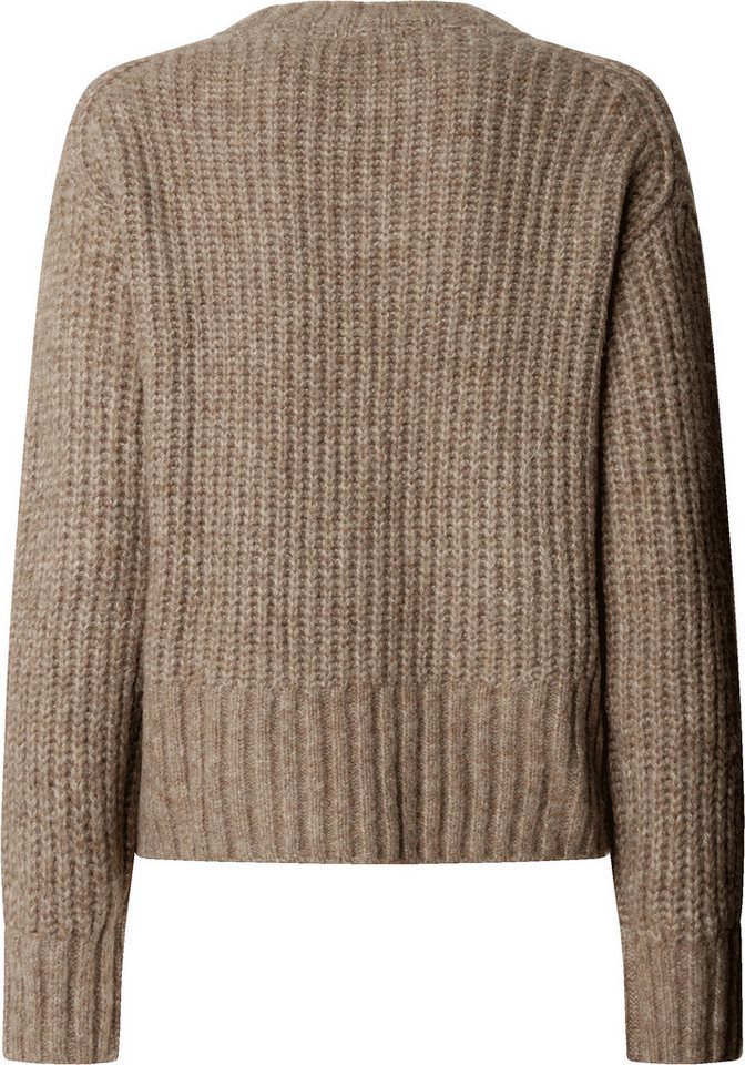 Pepe Jeans Strickpullover ASHLEY CREW mit Rundhalsausschnitt, Materialmix – Bild 4 von 5