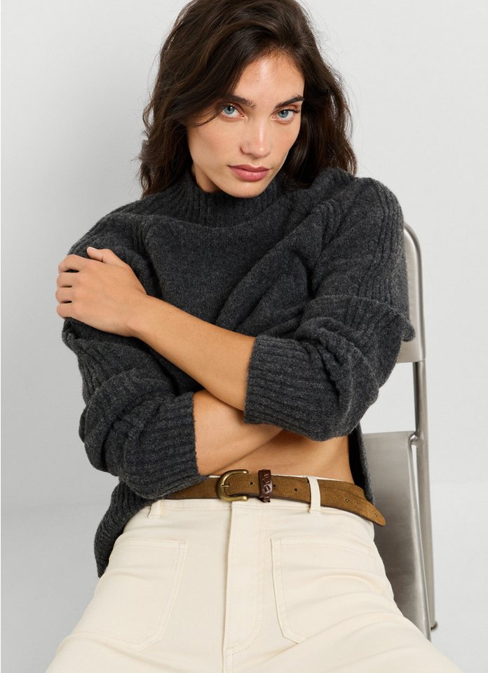 Pepe Jeans Strickpullover ASHLEY PERKINS mit Stehkragen – Bild 2 von 5