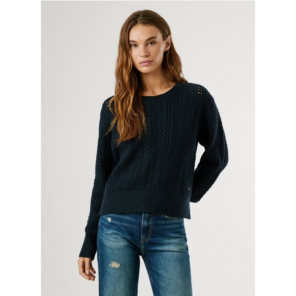 Pepe Jeans Strickpullover CANDIDE mit Lochmuster