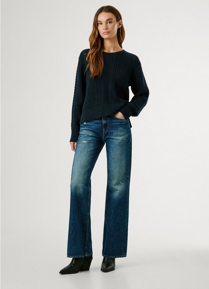 Pepe Jeans Strickpullover CANDIDE mit Lochmuster – Bild 5 von 5