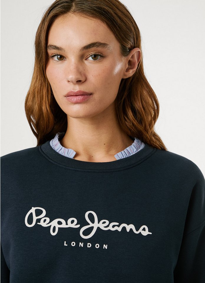 Pepe Jeans Sweatshirt BADDY mit Rundhals, Logodruck – Bild 2 von 5