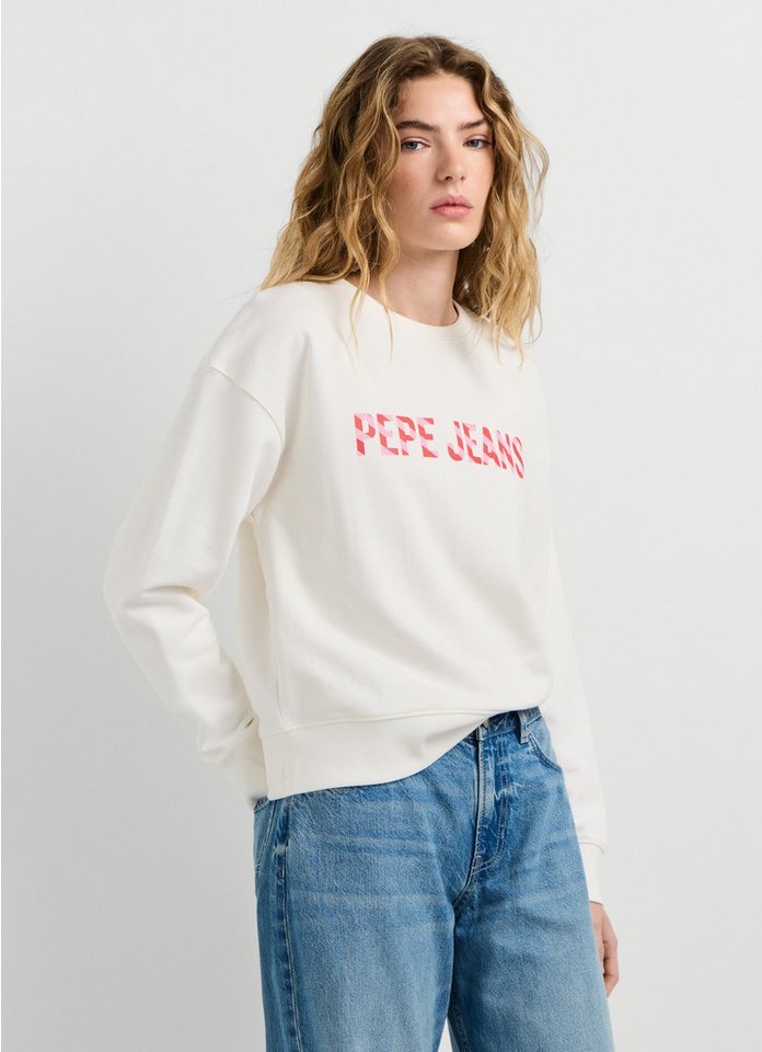 Pepe Jeans Sweatshirt CELESTE Baumwoll-Mix, Rundhalsform – Bild 2 von 5