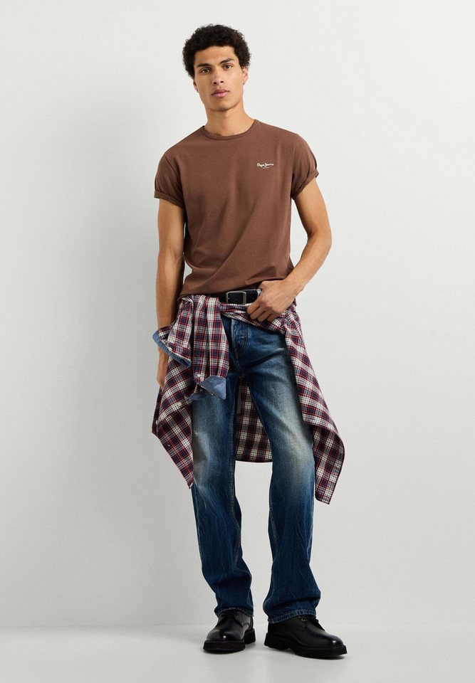 Pepe Jeans T-Shirt einfaches T-Shirt ORIGINAL BASIC 3N – Bild 2 von 5