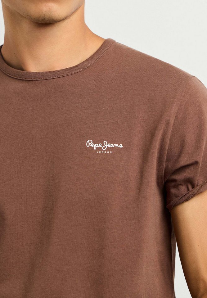 Pepe Jeans T-Shirt einfaches T-Shirt ORIGINAL BASIC 3N – Bild 4 von 5