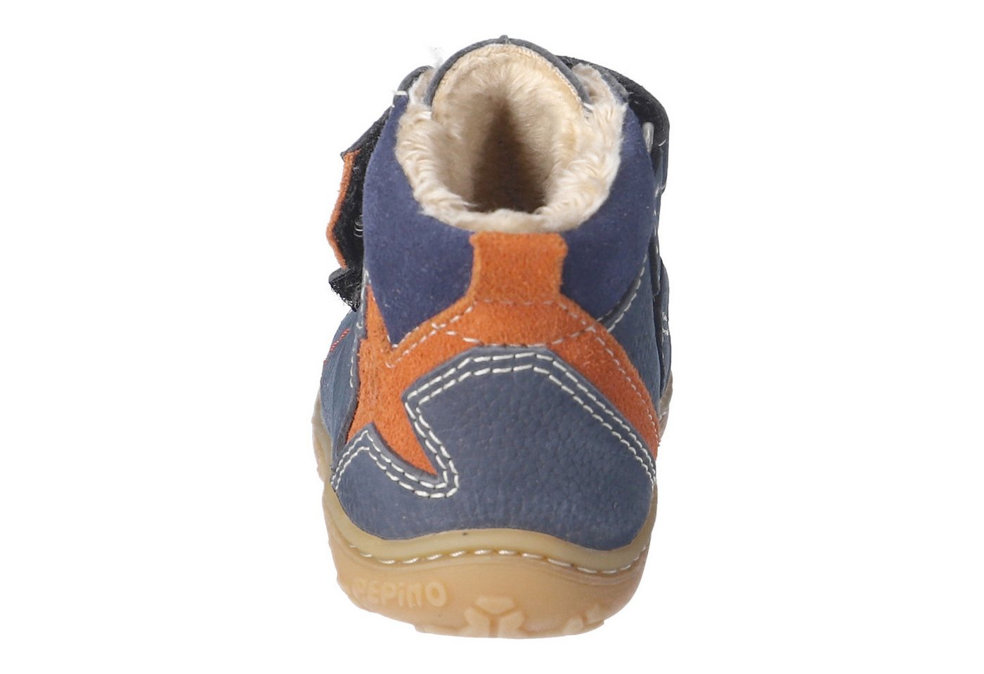 PEPINO by RICOSTA GENO, WMS: mittel Lauflernschuh Babyschuh mit Kontrastnähten, Größenschablone zum Download – Bild 4 von 5