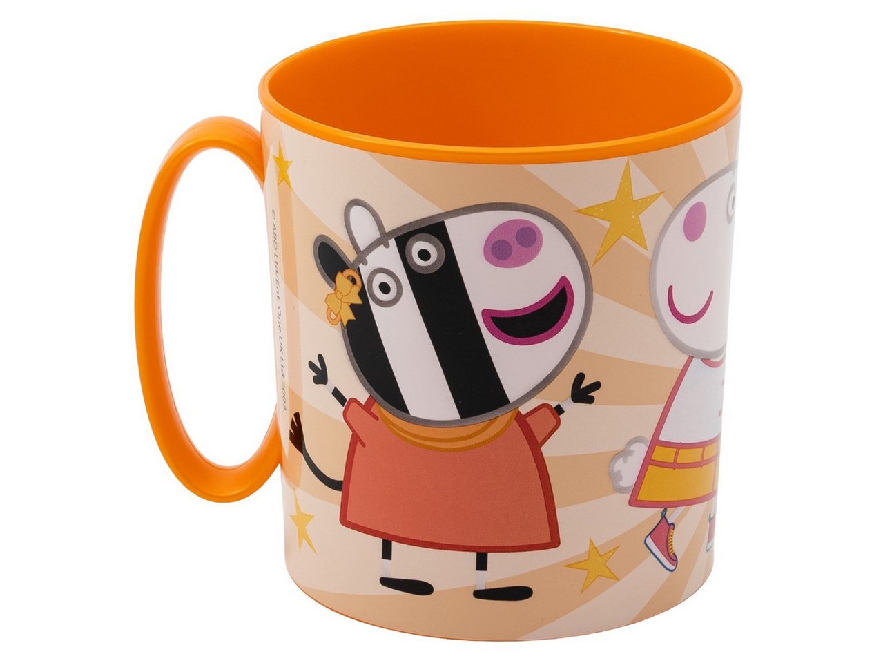 Peppa Pig Becher - Mikrowellengeeigneter Kunststoffbecher 390 ml – für Kinder, 1-tlg., ideal für Kinderhände dank glatter Oberfläche – Bild 2 von 2