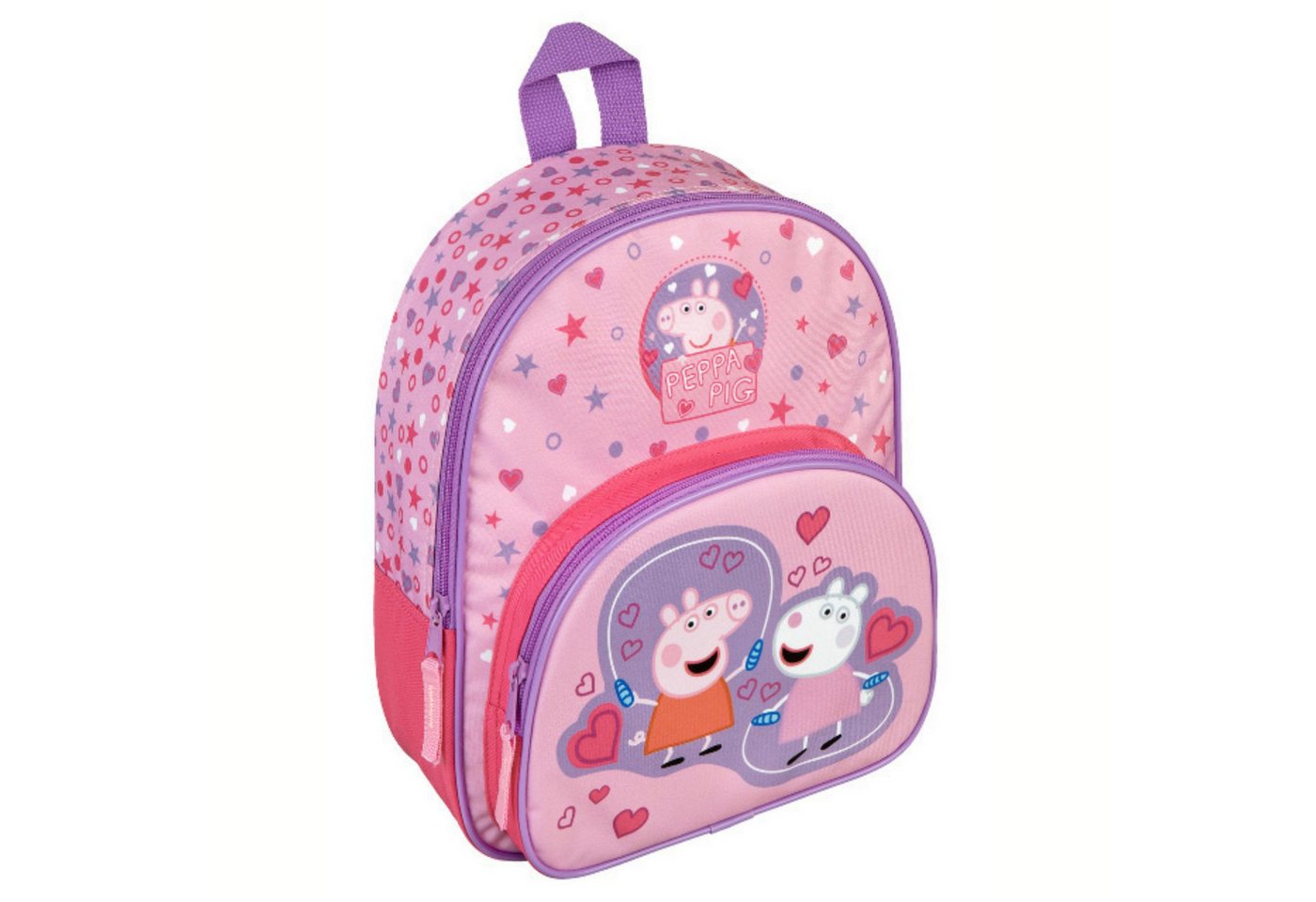 Peppa Pig Kinderrucksack Rosa Daypack Schule Ausflug Freizeit 25 x 9,5 x 29,5 cm – Bild 2 von 3