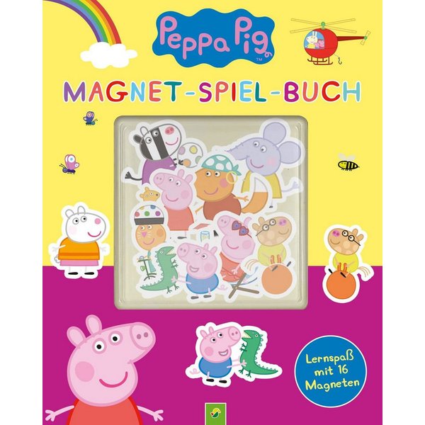 Peppa Pig Magnet-Spiel-Buch / Laura Teller, Schwager & Steinlein Verlag