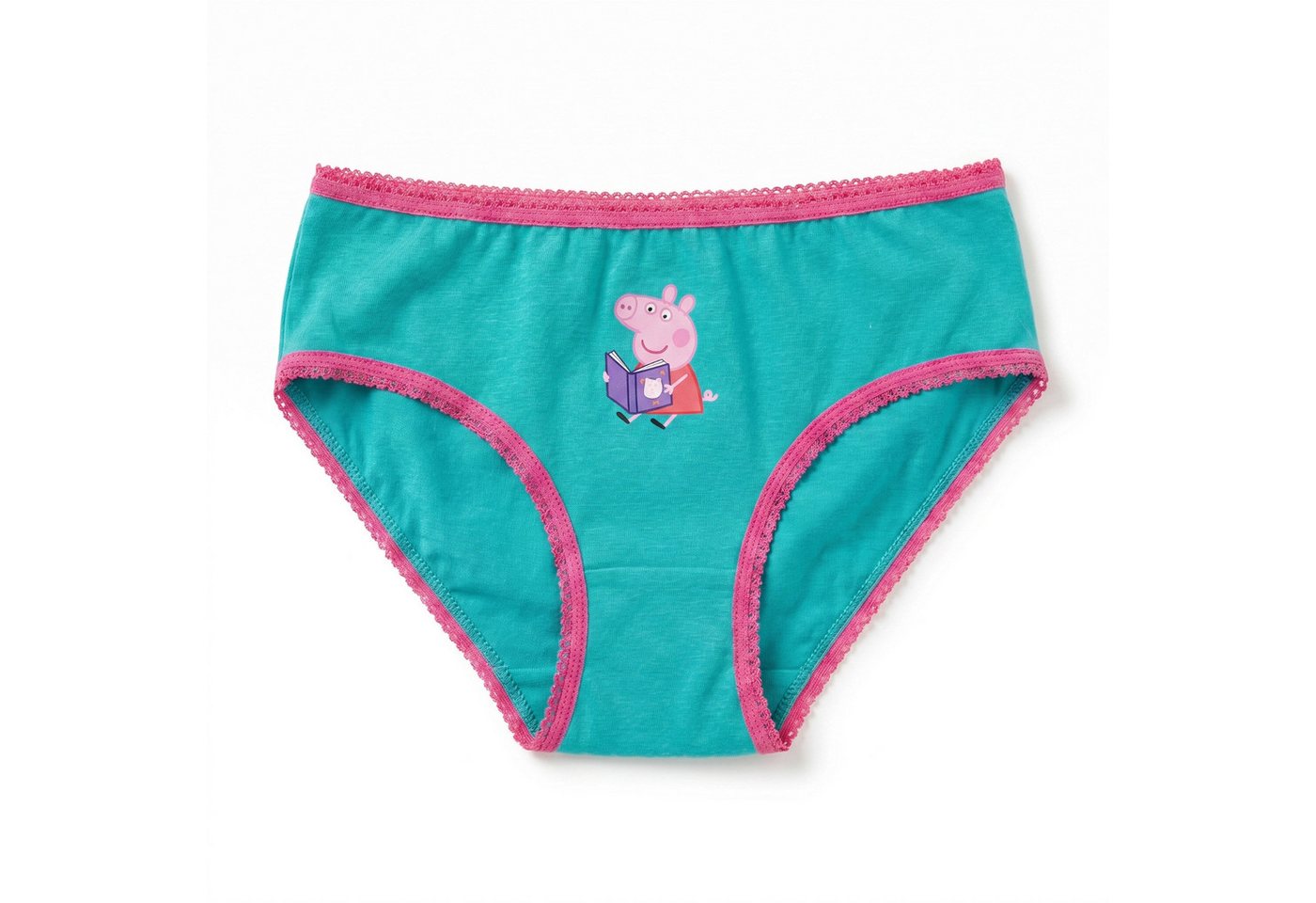 Peppa Pig Slip Peppa Wutz 3er Pack Slips Kinder Mädchen Unterwäsche Gr. 92 - 110 (Packung, 3-St) – Bild 4 von 5