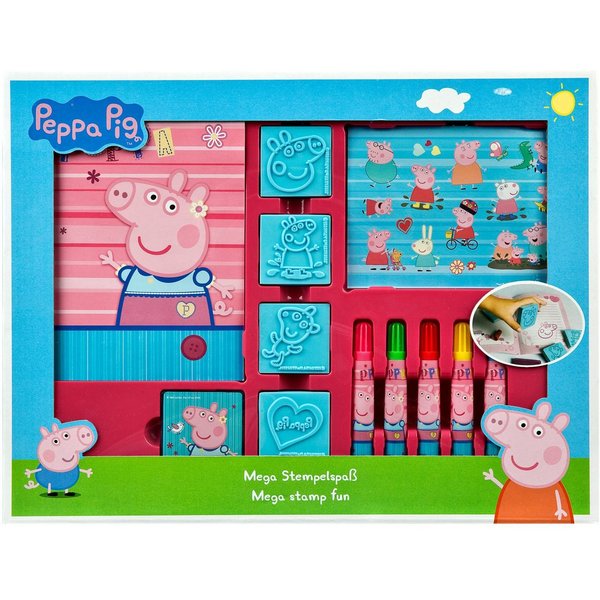 Peppa Pig Stempel Mega Stempelset Der große Stempelspaß für kleine Künstler