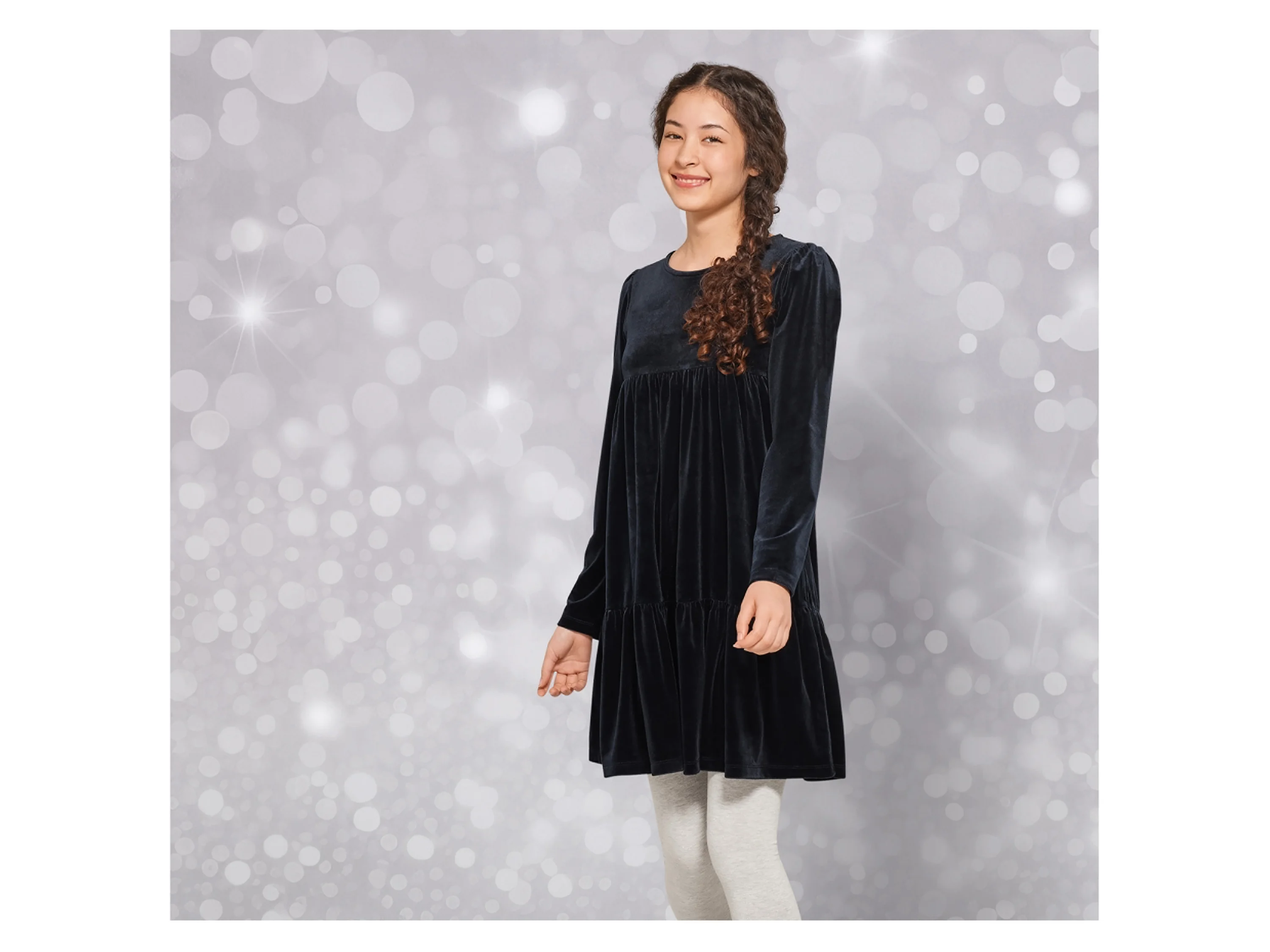 PEPPERTS!® Kinder Mädchen Kleid (Blau, 146/152) – Bild 2 von 4