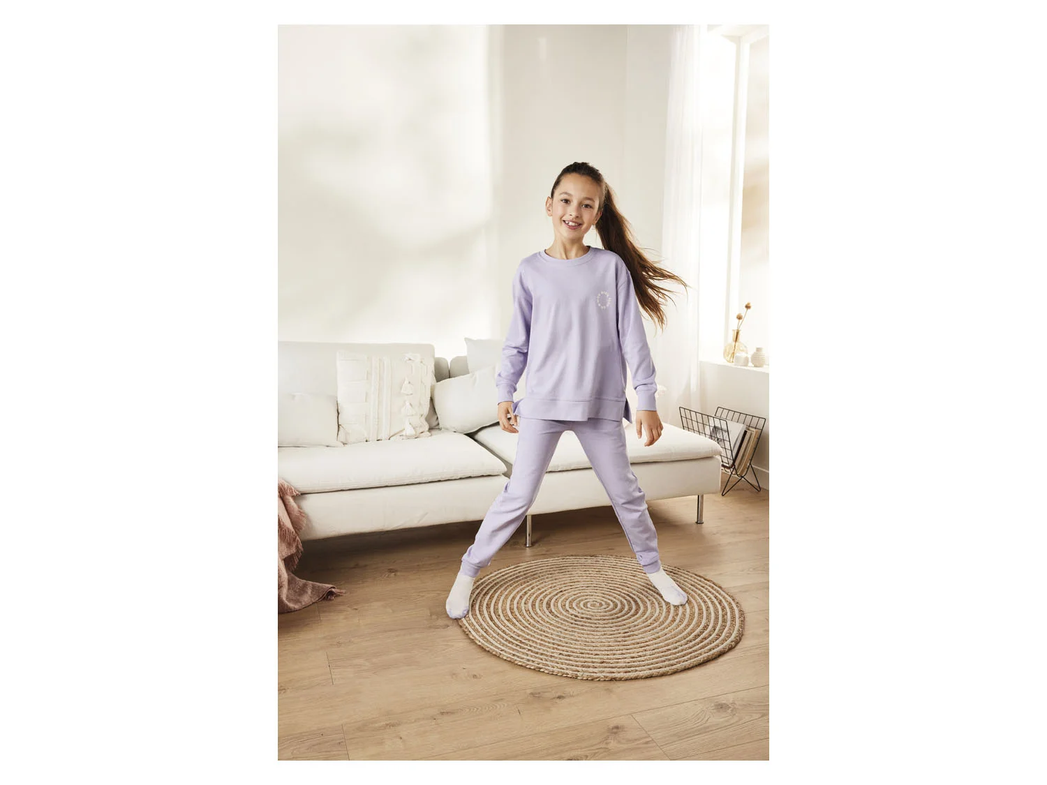 PEPPERTS!® Kinder Mädchen Sweatshirt (Lila, 146/152) – Bild 3 von 3