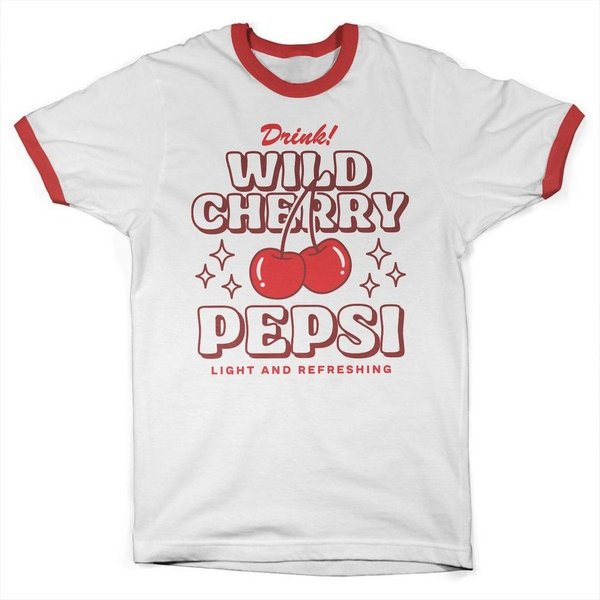 Pepsi Co T-Shirt Cherry Ringer Tee