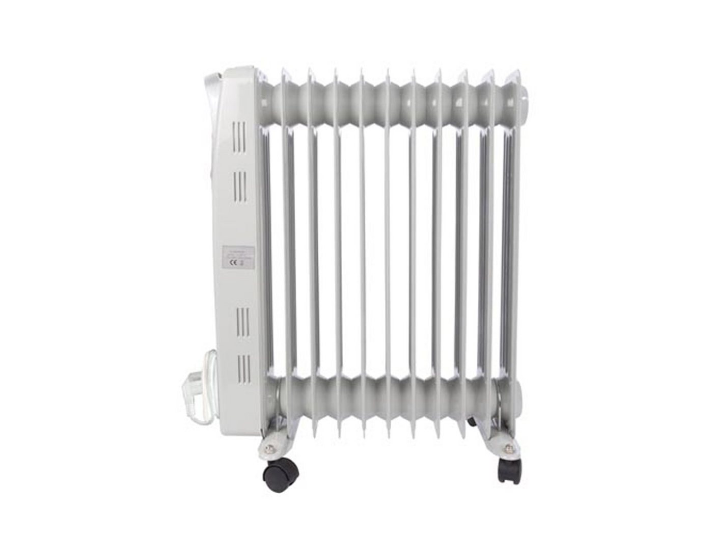 PEREL Ölradiator, 2500 W, Elektro-Radiator 11 Rippen Heizradiator elektrisch mobil Stromheizung – Bild 3 von 5