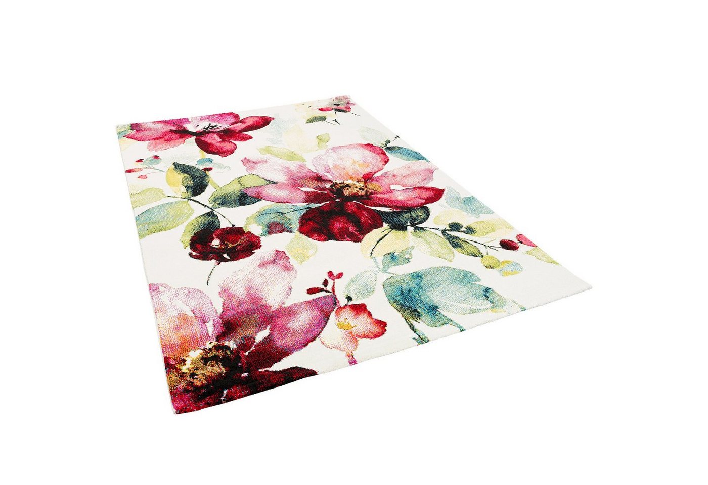 Pergamon Designteppich Designer Teppich Brilliant Blumen, Rechteckig, Höhe: 13 mm – Bild 5 von 5