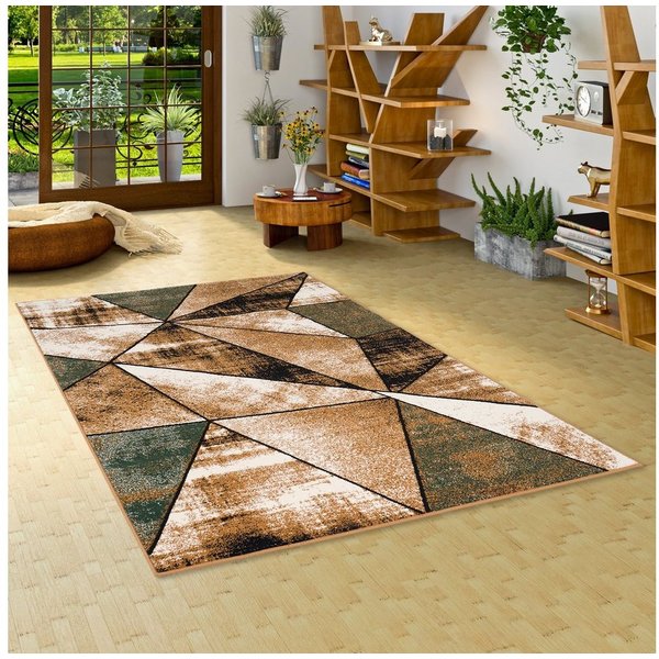 Pergamon Designteppich Designer Teppich Brilliant Magic, Rechteckig, Höhe: 6 mm