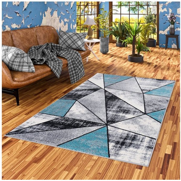 Pergamon Designteppich Designer Teppich Brilliant Magic, Rechteckig, Höhe: 6 mm