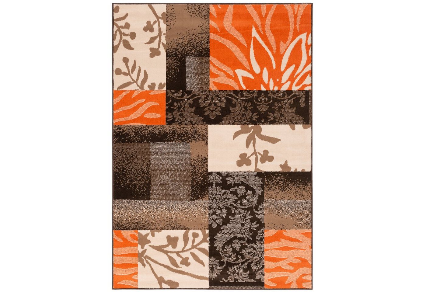 Pergamon Designteppich Designer Teppich Samba Modern Karo, Rechteckig, Höhe: 6 mm – Bild 2 von 5