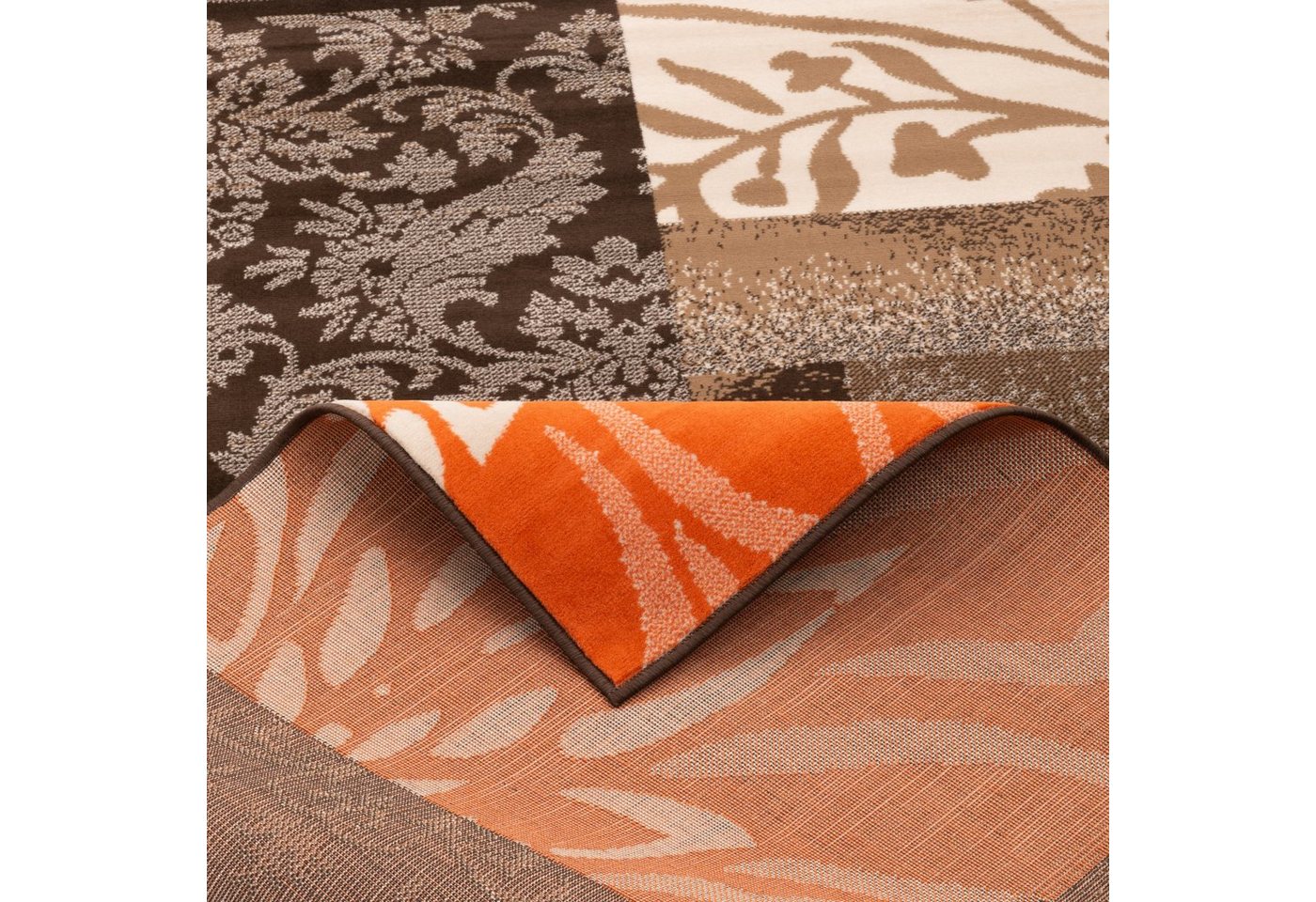 Pergamon Designteppich Designer Teppich Samba Modern Karo, Rechteckig, Höhe: 6 mm – Bild 4 von 5