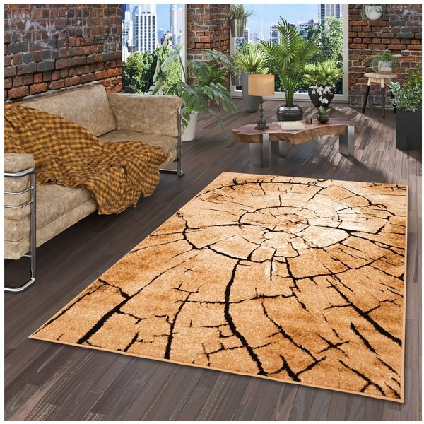 Pergamon Designteppich Designer Teppich Samba Modern Nature, Rechteckig, Höhe: 6 mm