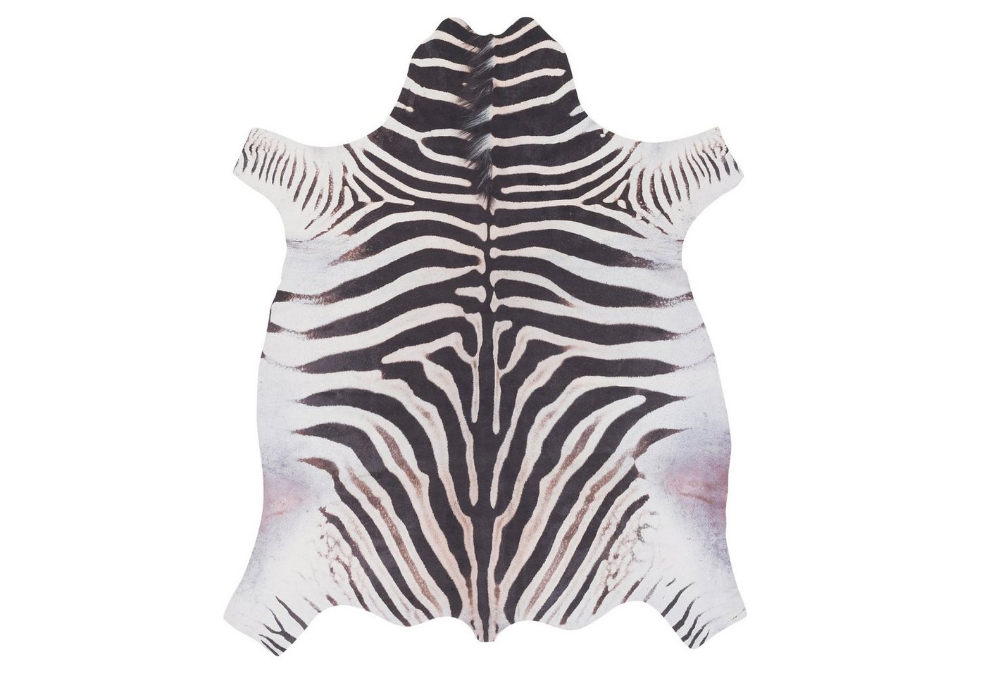 Pergamon Designteppich Kunstfaser Teppich Zebra, Rechteckig, Höhe: 7 mm – Bild 2 von 5