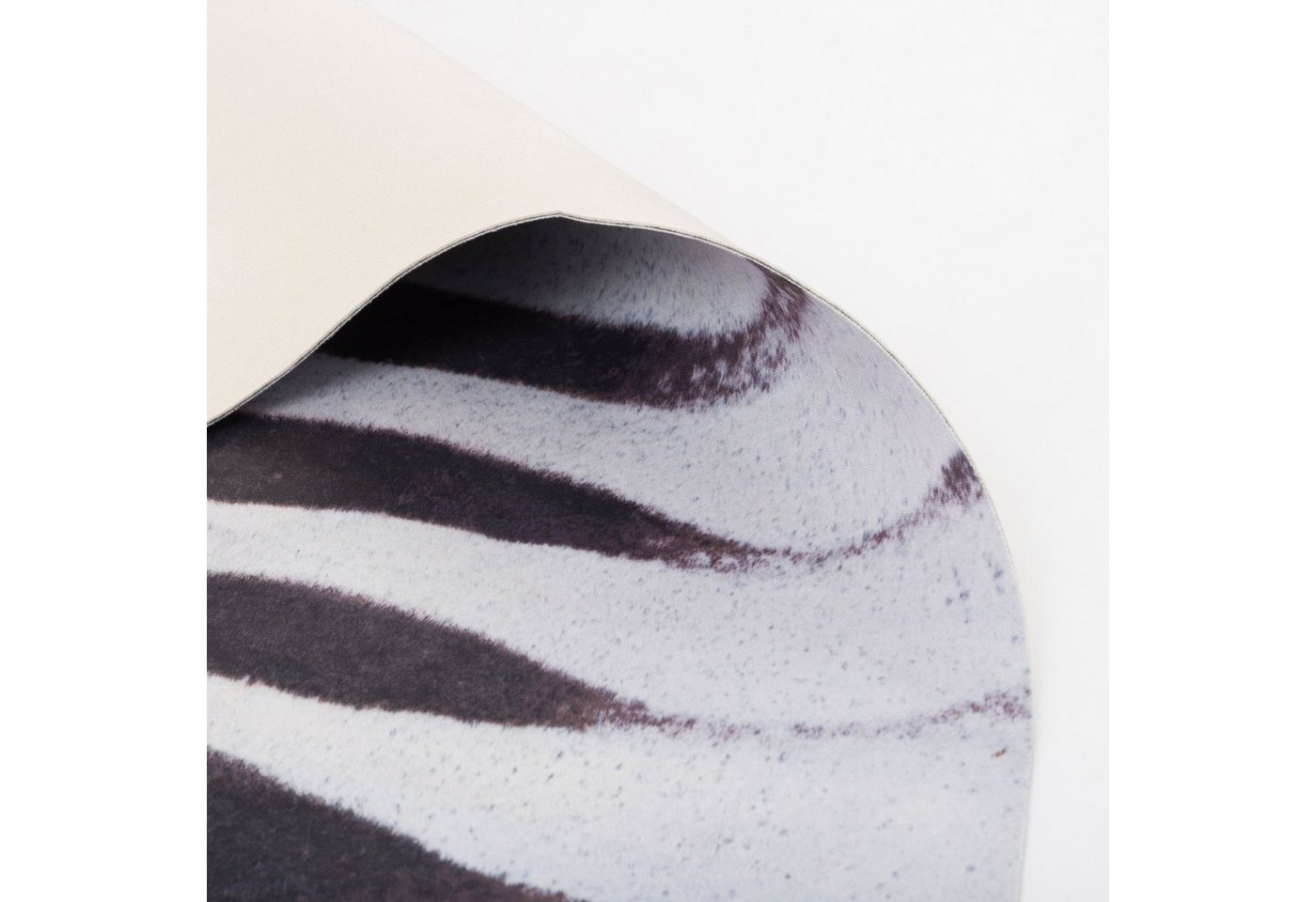 Pergamon Designteppich Kunstfaser Teppich Zebra, Rechteckig, Höhe: 7 mm – Bild 4 von 5