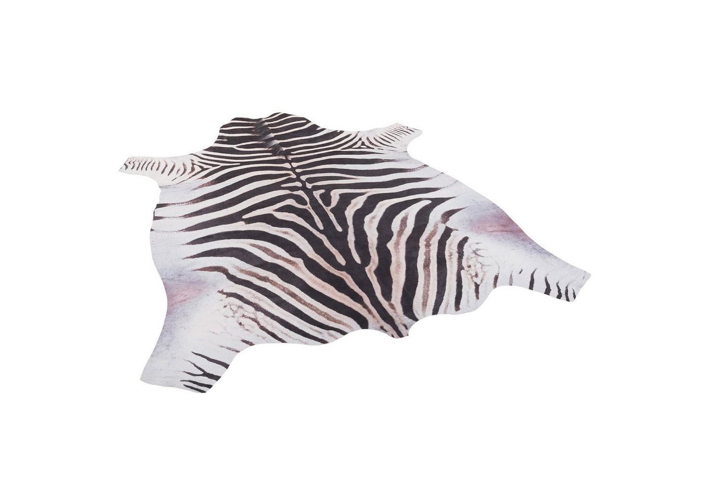 Pergamon Designteppich Kunstfaser Teppich Zebra, Rechteckig, Höhe: 7 mm – Bild 5 von 5