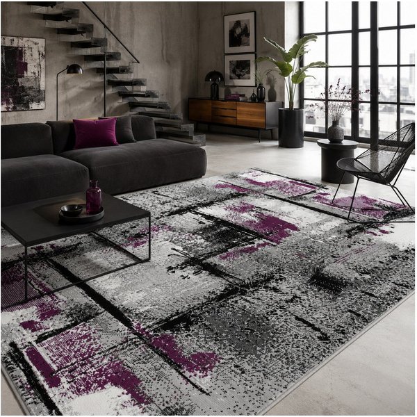 Pergamon Designteppich Modern Designer Velours Teppich Samba, Rechteckig, Höhe: 13 mm