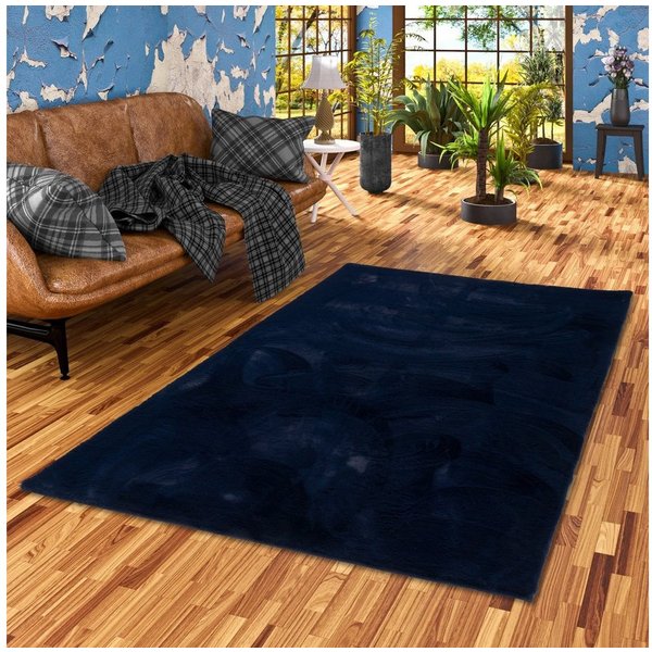 Pergamon Fellteppich Fellteppich Luxus Super Soft Plush, Rechteckig, Höhe: 25 mm