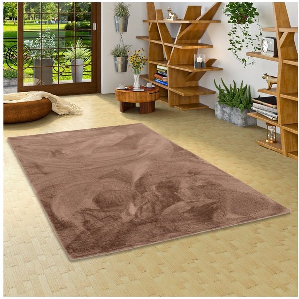 Pergamon Fellteppich Fellteppich Luxus Super Soft Plush, Rechteckig, Höhe: 25 mm