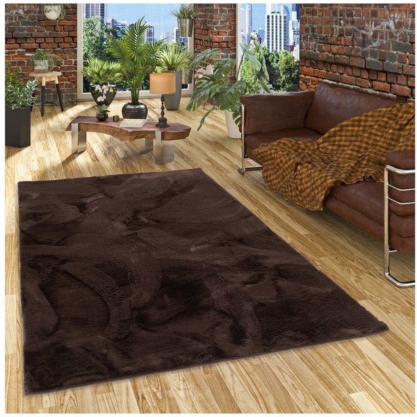 Pergamon Fellteppich Fellteppich Luxus Super Soft Plush, Rechteckig, Höhe: 25 mm