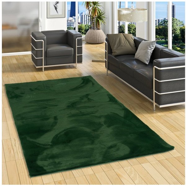 Pergamon Fellteppich Fellteppich Luxus Super Soft Plush, Rechteckig, Höhe: 25 mm
