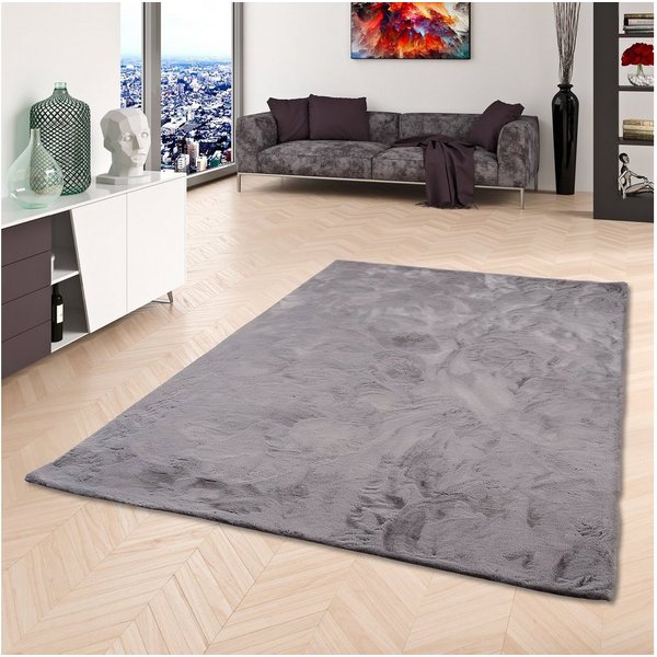 Pergamon Fellteppich Fellteppich Luxus Super Soft Plush, Rechteckig, Höhe: 25 mm