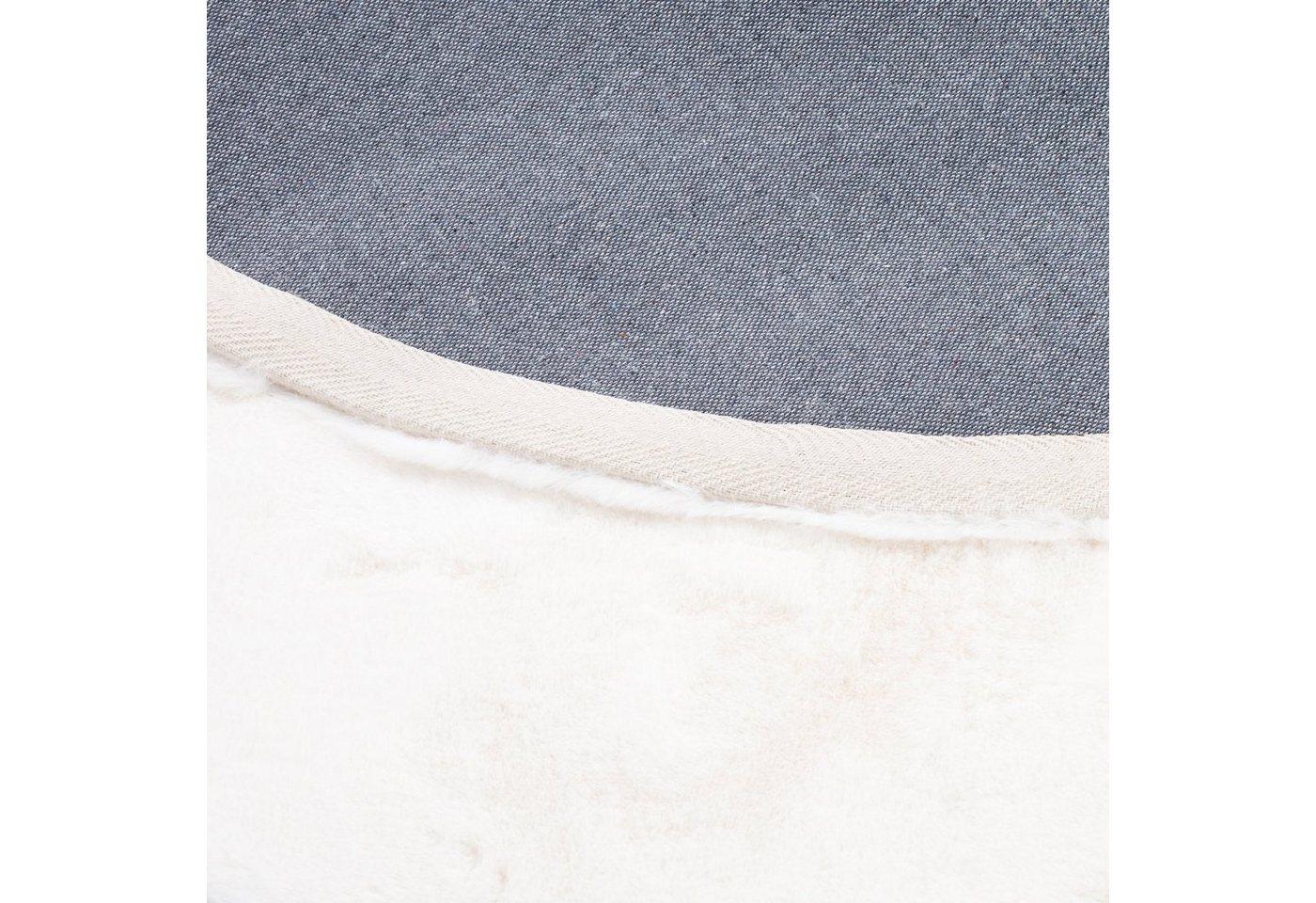 Pergamon Fellteppich Fellteppich Luxus Super Soft Plush Rund, Rund, Höhe: 25 mm – Bild 3 von 5