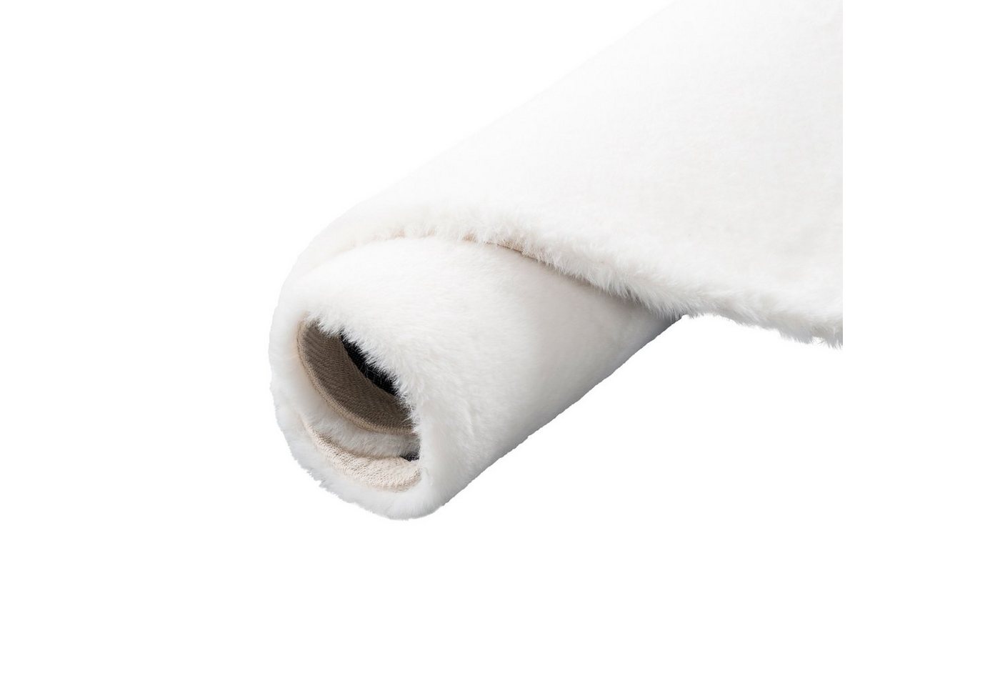 Pergamon Fellteppich Fellteppich Luxus Super Soft Plush Rund, Rund, Höhe: 25 mm – Bild 4 von 5
