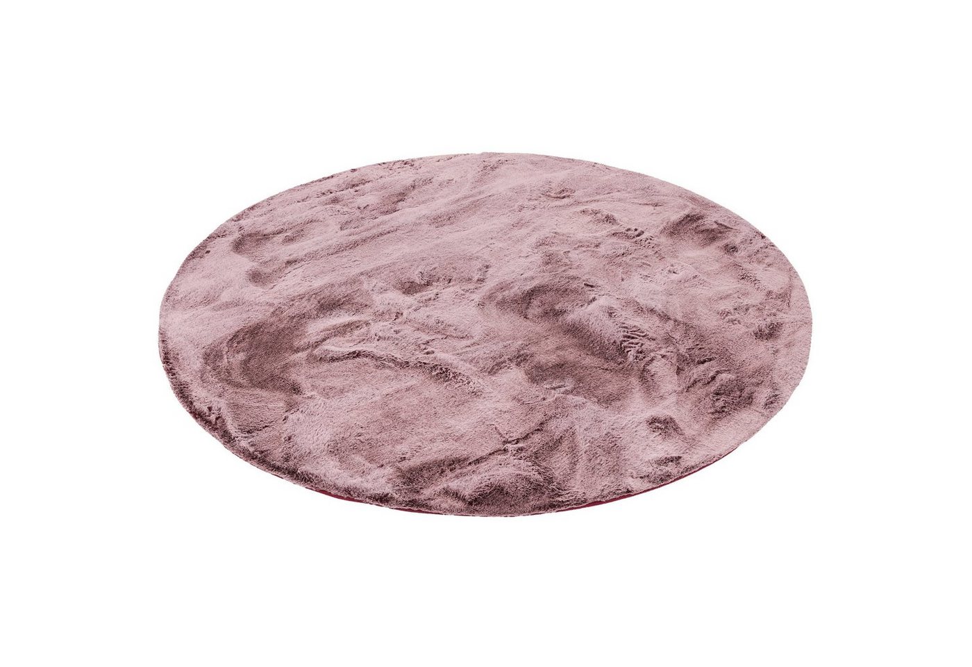 Pergamon Fellteppich Fellteppich Luxus Super Soft Plush Rund, Rund, Höhe: 25 mm – Bild 5 von 5