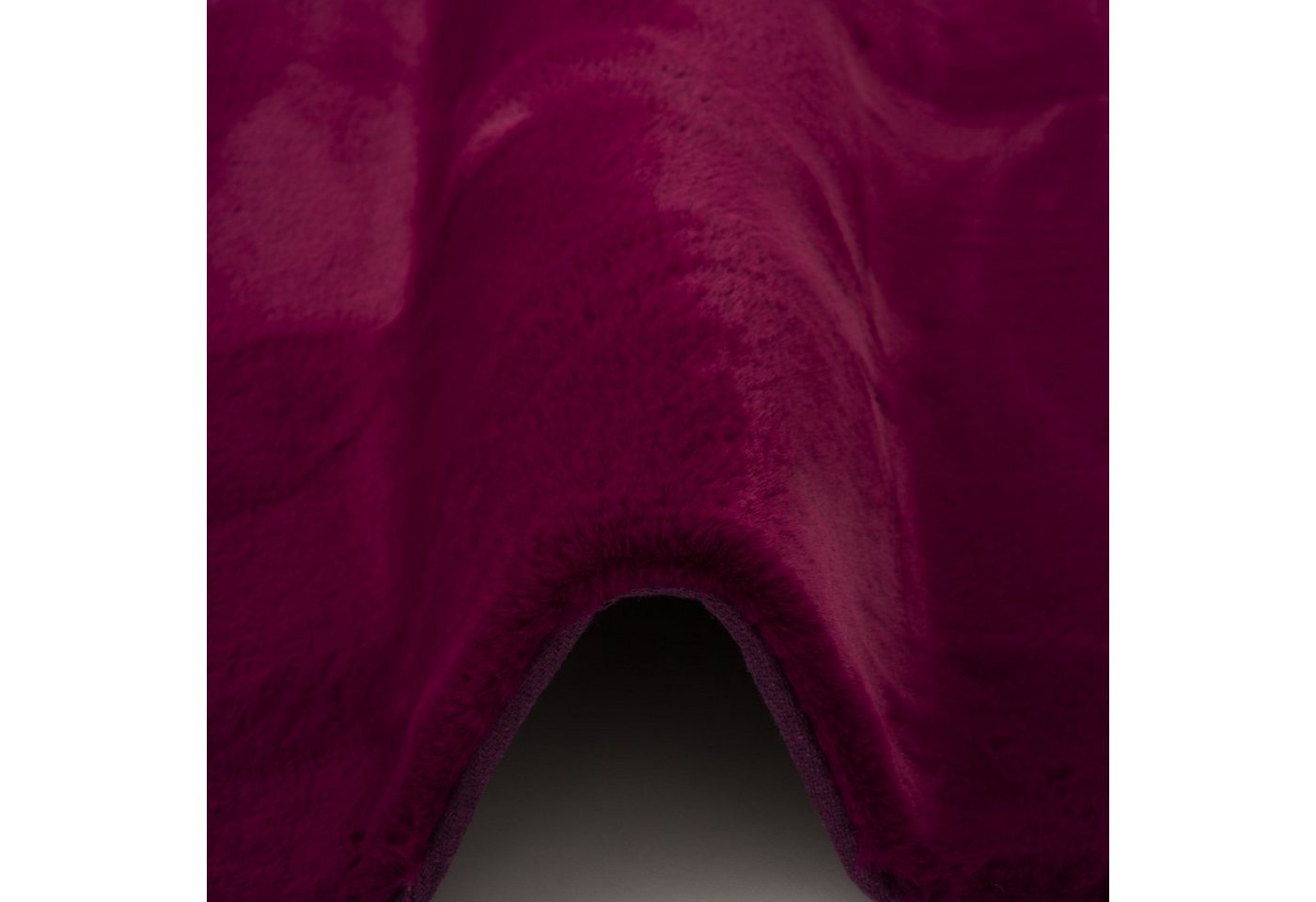 Pergamon Fellteppich Fellteppich Luxus Super Soft Plush Rund, Rund, Höhe: 25 mm – Bild 3 von 5